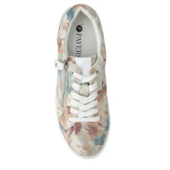 Dual-Fasten Platform Trainers - Floral