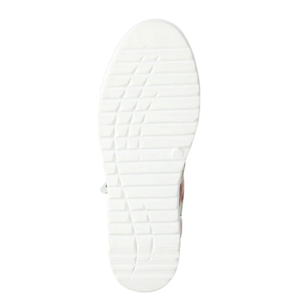 Dual-Fasten Platform Trainers - Floral