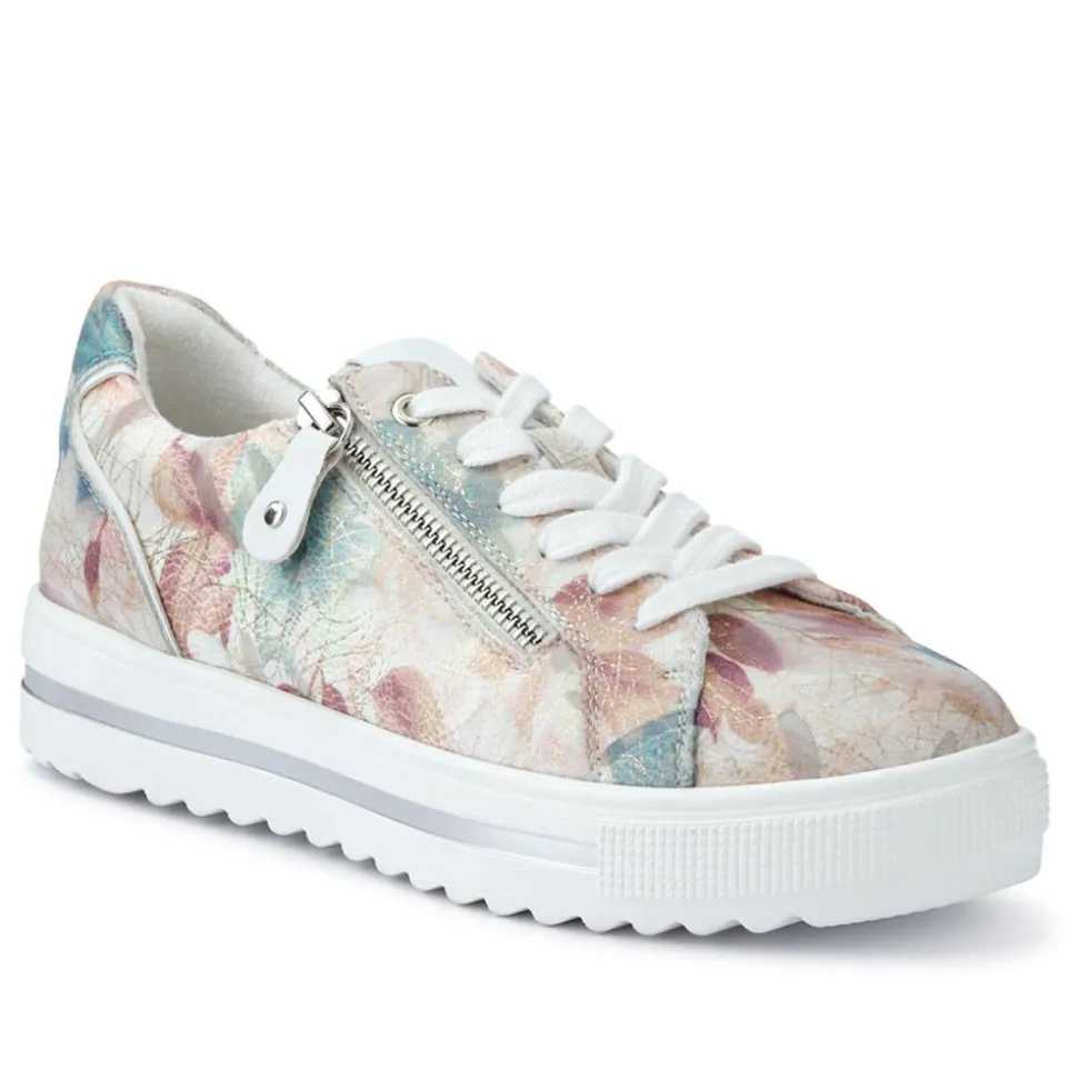Dual-Fasten Platform Trainers - Floral