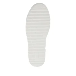 Dual-Fasten Platform Trainers - White