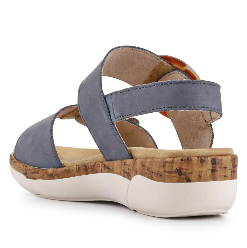Dual Fit Slingback Sandals - Denim