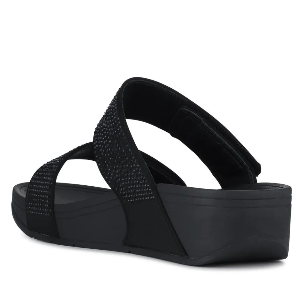Dual-Strap Mules - Black
