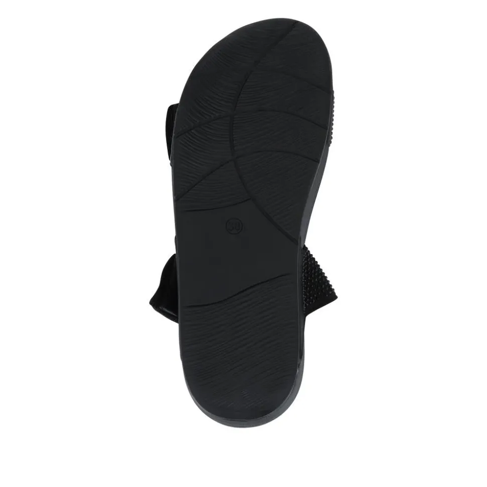 Dual-Strap Mules - Black