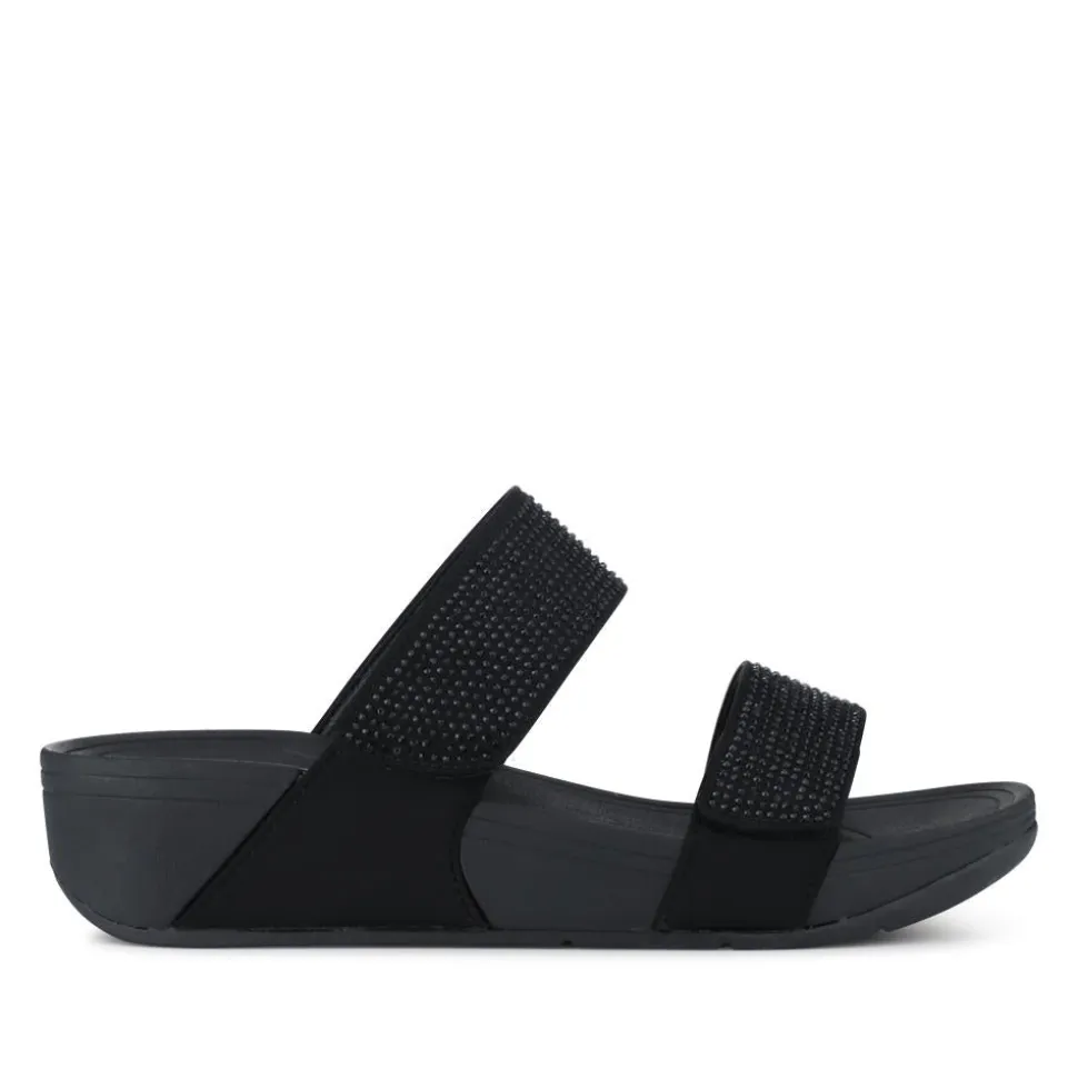 Dual-Strap Mules - Black