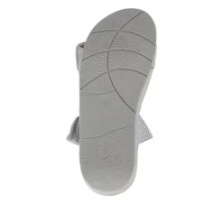 Dual-Strap Mules - Grey