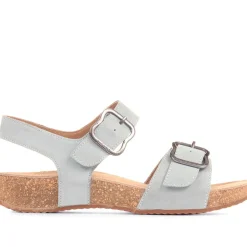 Dual Strap Summer Sandals - Light Blue