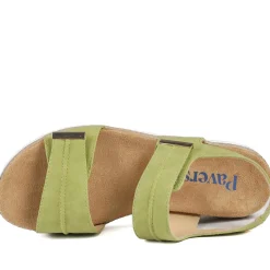 Dual Touch-Fastening Sandals - Green