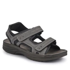 Dual Touch-Fastening Sandals - Grey