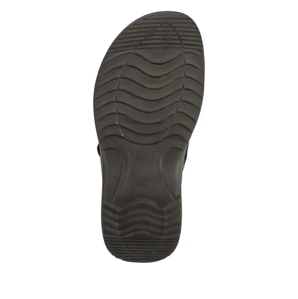 Dual Touch-Fastening Sandals - Grey