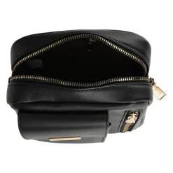 Dual-Zip Mini Handbag - Black