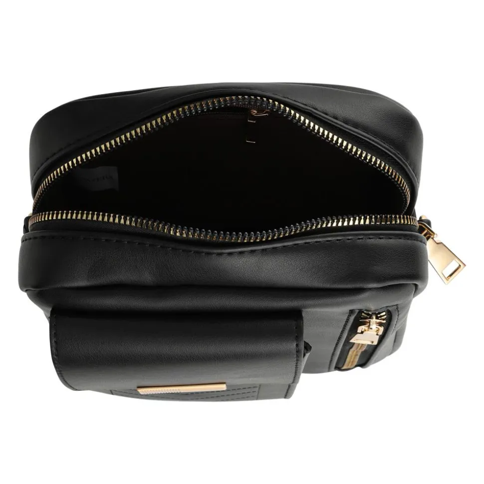 Dual-Zip Mini Handbag - Black