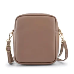 Dual-Zip Mini Handbag - Coffee