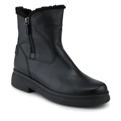 Duchess Gabor Wide Fit Leather Ankle Boots - Black