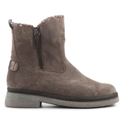 Duchess Gabor Wide Fit Leather Ankle Boots - Taupe