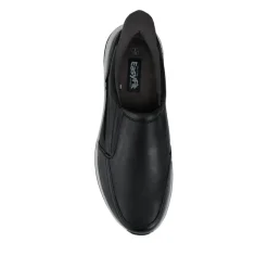 Easty Step In Extra Wide Laceless Shoes - Black