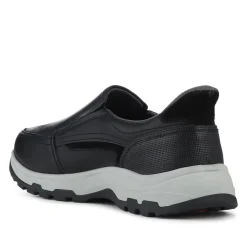 Easty Step In Extra Wide Laceless Shoes - Black