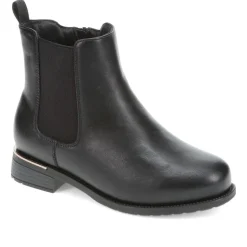 EasyFit Block-Heel Ankle Boots - Black