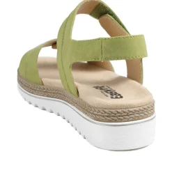 EasyFit Catena Extra Wide Touch Fasten Sandals - Green