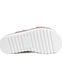 EasyFit Catena Extra Wide Touch Fasten Sandals - Pink