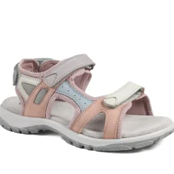 Easyfit Cella Extra Wide Fit Touch Fasten Sandals - Purple Multi