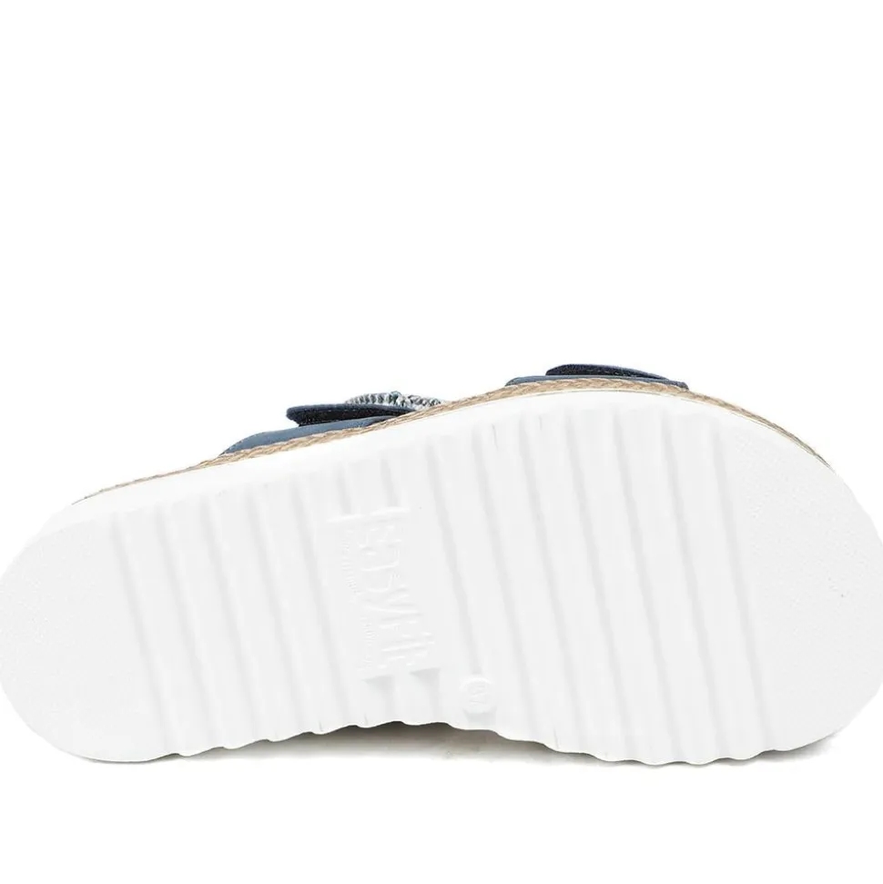 EasyFit Extra Wide Banca Sandals - Navy