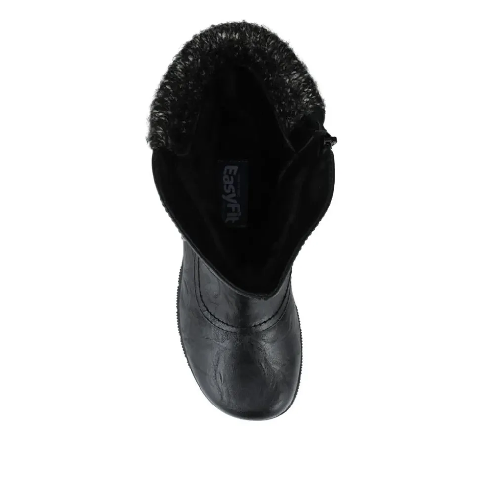 EasyFit Extra Wide Buckle Boots - Black