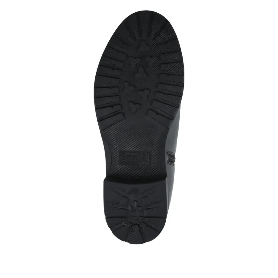 EasyFit Extra Wide Fit Leather Boots - Black
