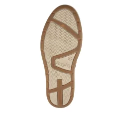 EasyFit Extra Wide Leather Zip-Up Trainers - Tan Multi