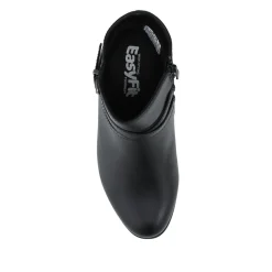 EasyFit Extra Wide Smart Zip Up Ankle Boots - Black