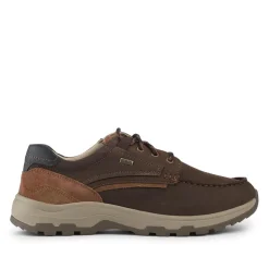 EasyFit Extra Wide Water Resistant Lace Up Shoes - Brown