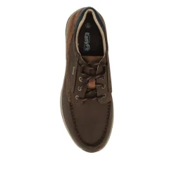 EasyFit Extra Wide Water Resistant Lace Up Shoes - Brown
