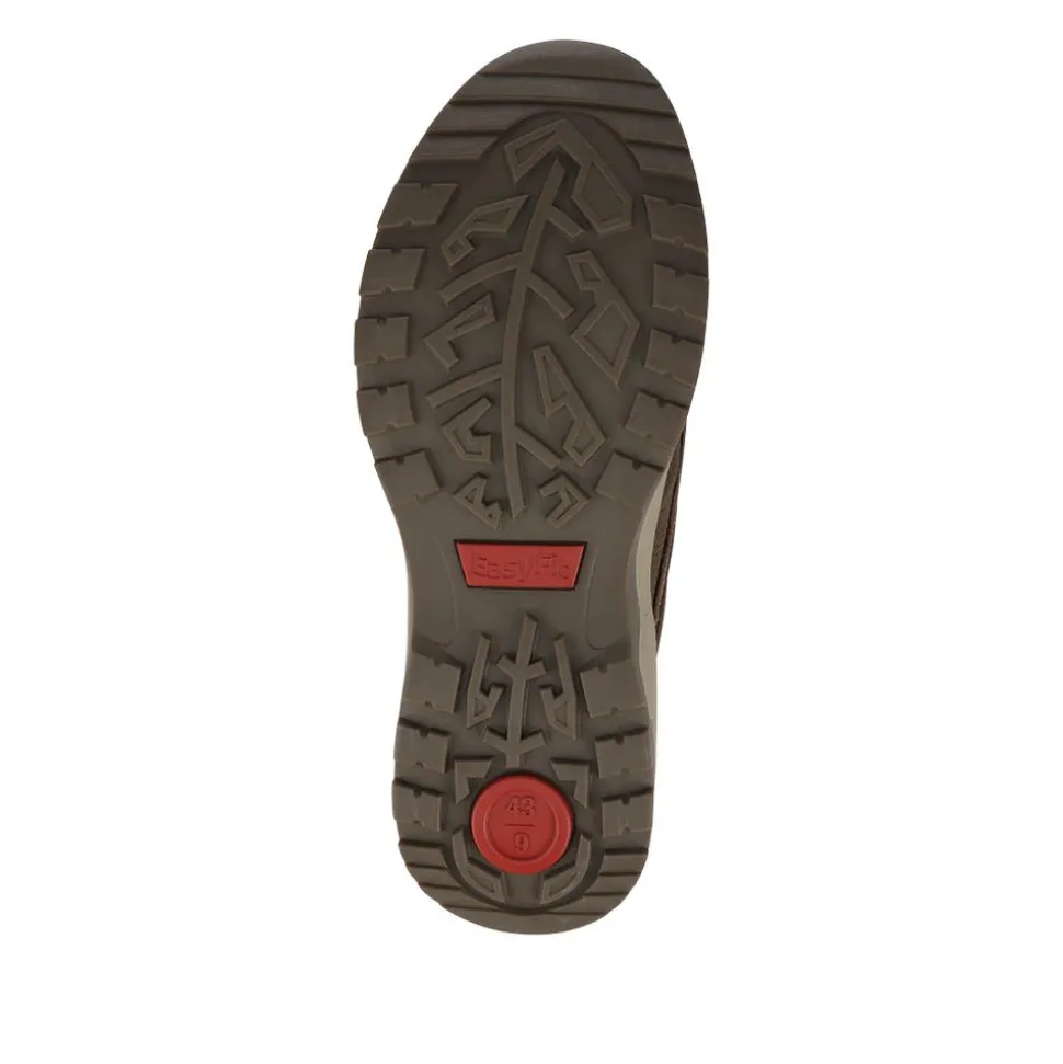 EasyFit Extra Wide Water Resistant Lace Up Shoes - Brown