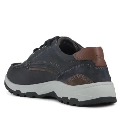 EasyFit Extra Wide Water Resistant Lace Up Shoes - Navy