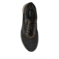 EasyFit Extra Wide Water Resistant Zipped Trainers - Navy