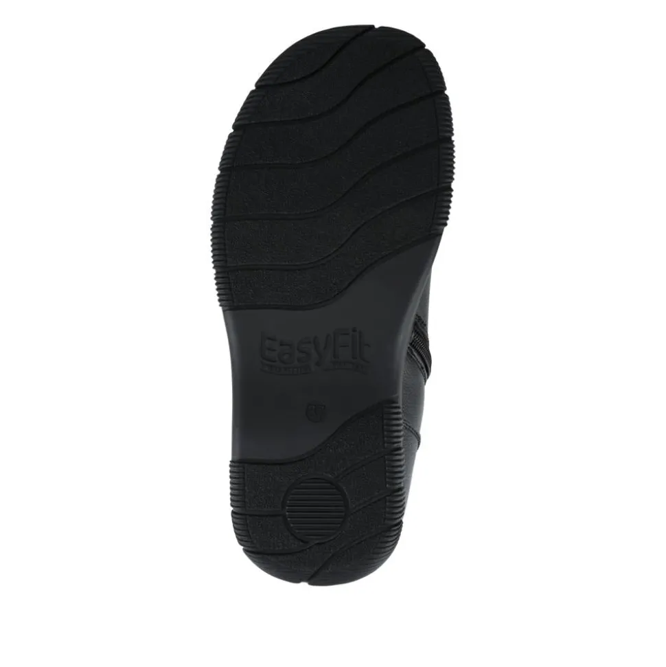 EasyFit Extra Wide Zip-Up Boots - Black