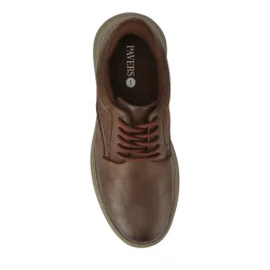 Easy Step In Casual Leather Lace Up Shoes - Brown