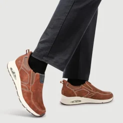 Easy Step In Cushioned Shoes - Brown