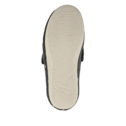 Easy Step In Extra Wide Adjustable Fasten Slippers - Grey