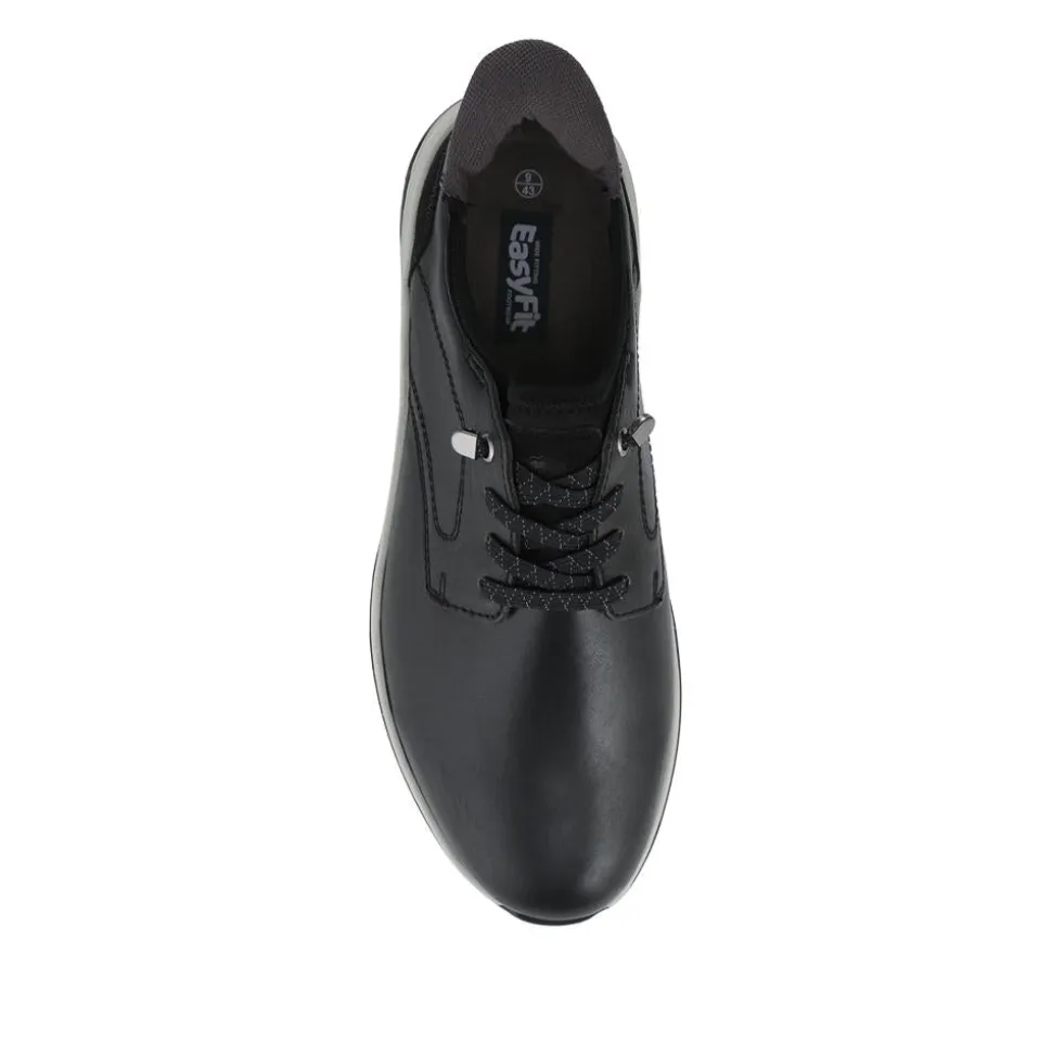 Easy Step In Extra Wide Bungee Lace Shoes - Black