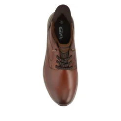 Easy Step In Extra Wide Bungee Lace Shoes - Cognac