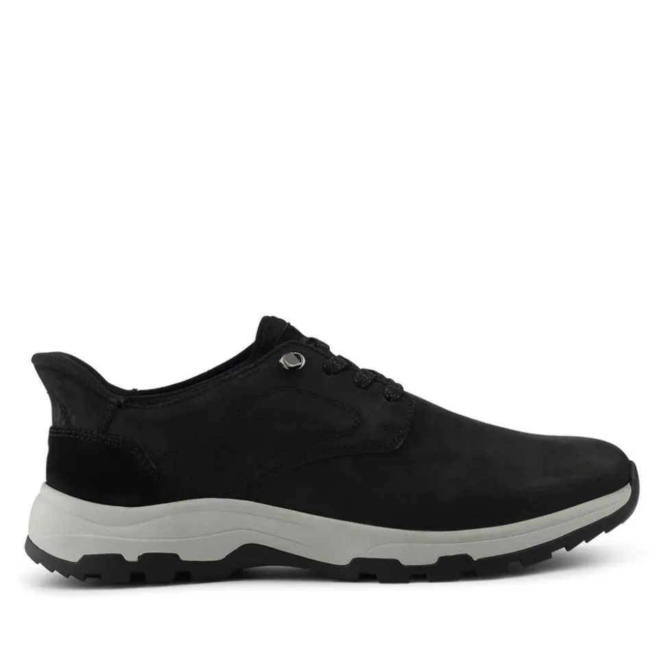 Easy Step In Extra Wide Laceless Casual Shoes - Black