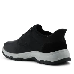Easy Step In Extra Wide Laceless Casual Shoes - Black