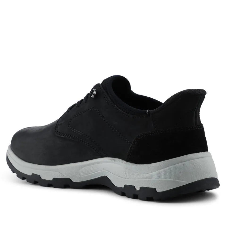 Easy Step In Extra Wide Laceless Casual Shoes - Black