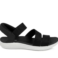 Easy Step In Lightweight Sandals - Black