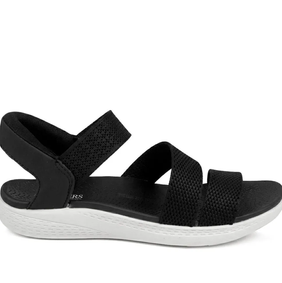 Easy Step In Lightweight Sandals - Black