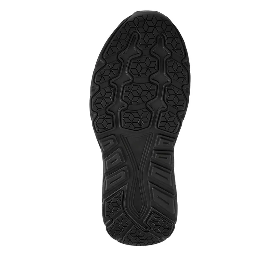 Easy Step In Memory Foam Lace Up Trainers - Black