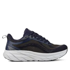 Easy Step In Memory Foam Lace Up Trainers - Blue