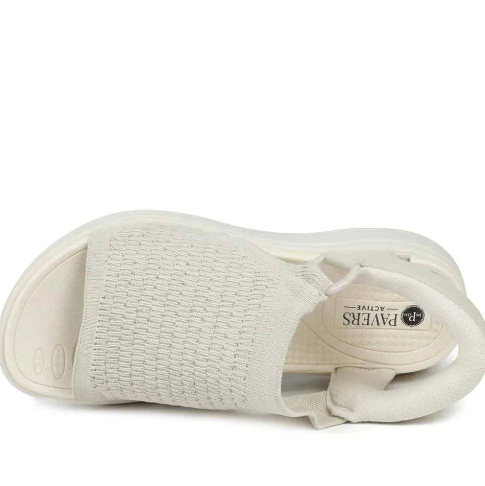 Easy Step In Stretch Fit Sandals - Beige