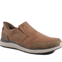 Easy Step In Wide Fit Laceless Shoes - Cognac