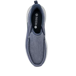 Easy Step In Wide Fit Laceless Trainers - Navy